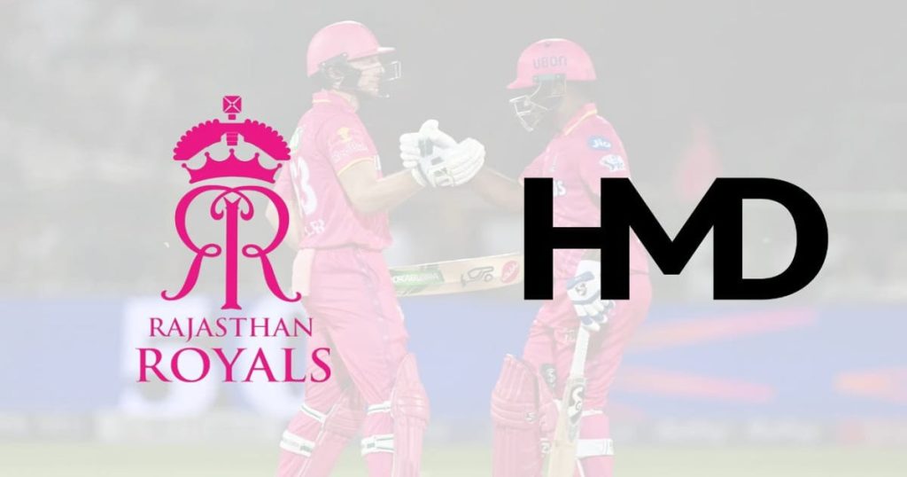 Official smartphone partner of the Rajasthan Royals for the 2024 Indian Premier League is HMD