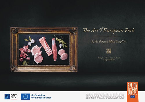 The “Art of European Pork” Campaign Returns for its Second Year, Showcasing Belgian Pork Excellence