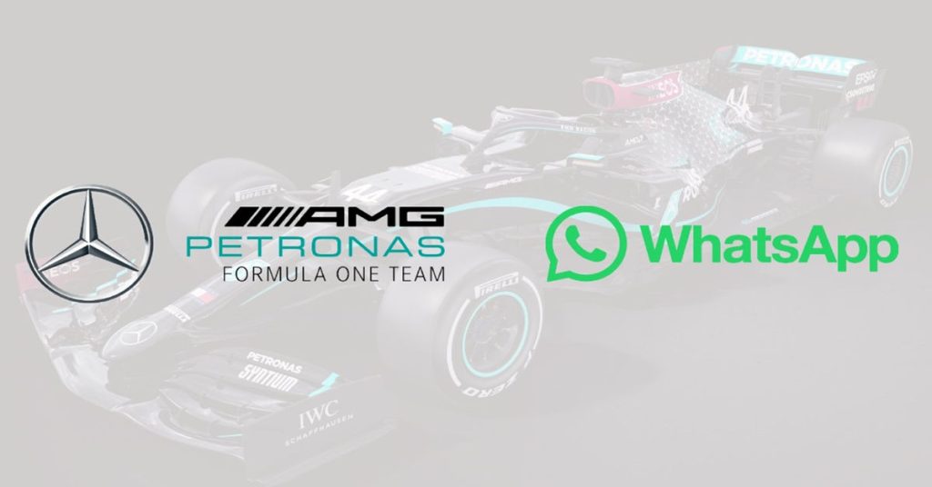 WhatsApp and Mercedes-AMG Petronas F1 Team: A New Emoji for a New Partnership