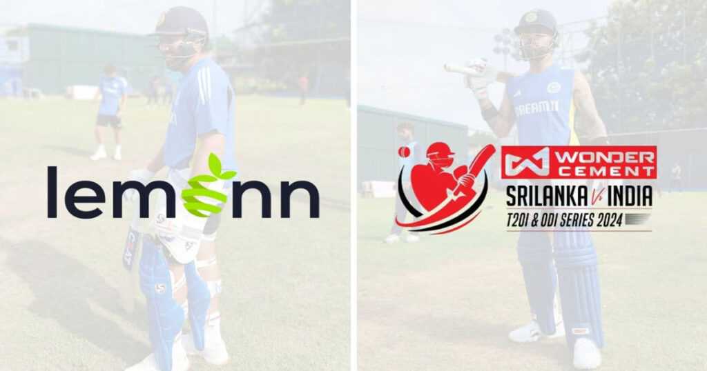 Lemonn Joins the Game: Associate Gold Partner for India vs. Sri Lanka ODI Series 2024