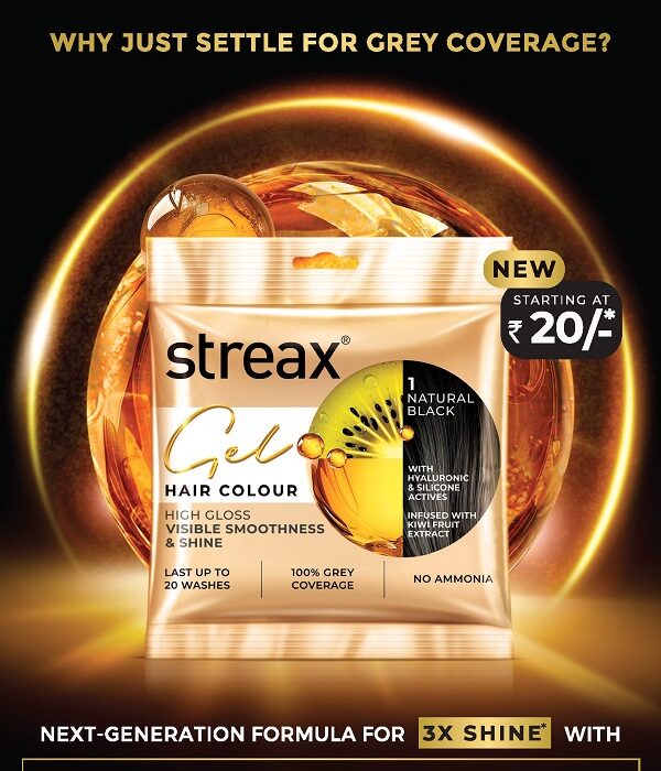 Streax Elevates Hair Colouring with New Gel Hair Colour: A High-Performance Experience for Brilliant Grey Coverage and Unprecedented Shine