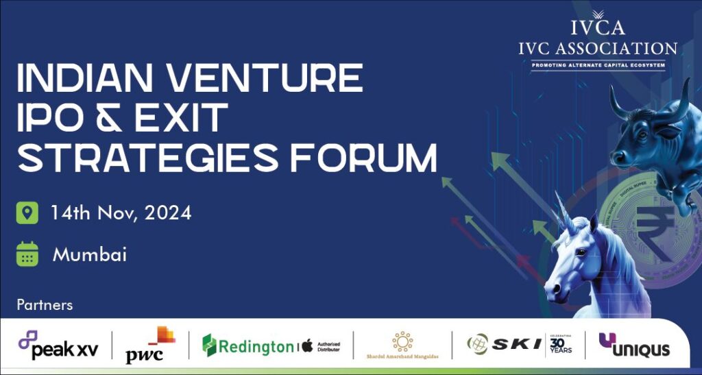 Unlocking India’s IPO Potential: IVCA Announces Inaugural Indian Venture IPO & Exit Strategies Forum