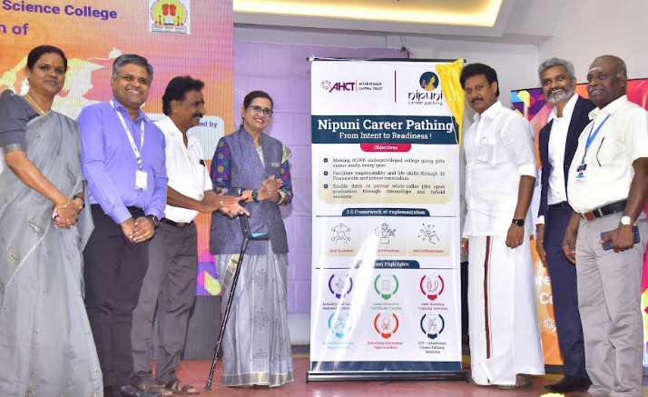 Hon’ble Minister Thiru. Anbil Mahesh Poyyamozhi Launches Avtar Group’s ‘Nipuni’, Career Readiness Program for Girl Students in Colleges