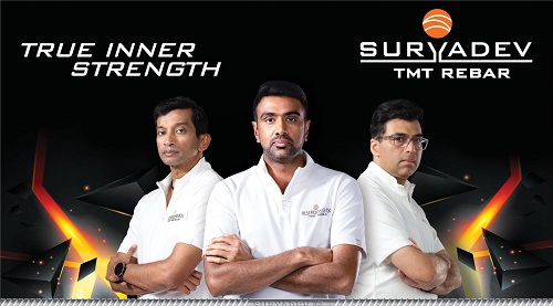 Suryadev TMT Launches New Campaign Focused on Inner Strength with Three Iconic Brand Ambassadors