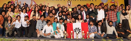 Chandigarh University Clinches Overall AIU National Youth Festival Championship 2025