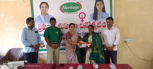 Heritage Foods Ltd. Celebrates International Women’s Day with Rural Women Farmers and Franchisees